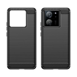 Etui Bumper Carbon Lux na telefon Xiaomi 13T / 13T Pro 5G / Redmi K60 Ultra 5G czarne