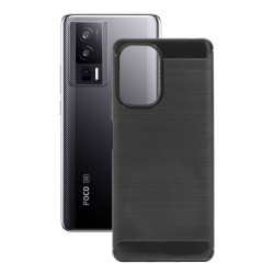 Etui Bumper Carbon Lux na telefon Xiaomi POCO F5 Pro 5G czarne