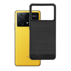 Etui Bumper Carbon Lux na telefon Xiaomi POCO X6 Pro 5G / Redmi K70e 5G czarne