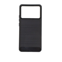 Etui Bumper Carbon Lux na telefon Xiaomi POCO X6 Pro 5G / Redmi K70e 5G czarne