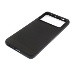 Etui Bumper Carbon Lux na telefon Xiaomi POCO X6 Pro 5G / Redmi K70e 5G czarne