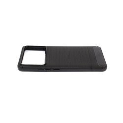 Etui Bumper Carbon Lux na telefon Xiaomi POCO X6 Pro 5G / Redmi K70e 5G czarne