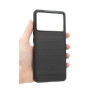Etui Bumper Carbon Lux na telefon Xiaomi POCO X6 Pro 5G / Redmi K70e 5G czarne