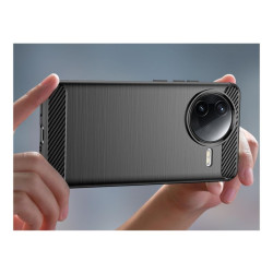 Etui Bumper Carbon Lux na telefon Xiaomi POCO F7 Pro 5G 24117RK2CG czarne