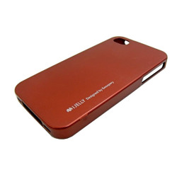 Etui Futerał Mercury i-JELLY METAL na telefon Apple iPhone 4 4S czerwone