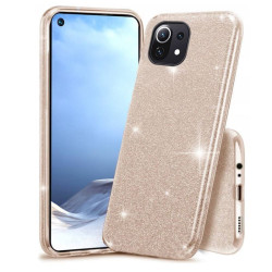Etui Jelly Case SHINING HQ na telefon Xiaomi Mi 11 Lite M2101K9AG / Mi Lite 5G M2101K9G / 11 Lite 5G NE 2109119DG złote