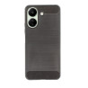 Etui Bumper Carbon Lux na telefon Xiaomi Redmi 13C 4G 23108RN04Y / POCO C65 2310FPCA4G czarne