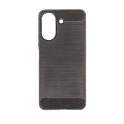 Etui Bumper Carbon Lux na telefon Xiaomi Redmi 13C 4G 23108RN04Y / POCO C65 2310FPCA4G czarne