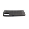 Etui Bumper Carbon Lux na telefon Xiaomi Redmi 13C 4G 23108RN04Y / POCO C65 2310FPCA4G czarne