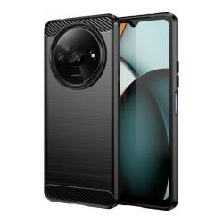 Etui Bumper Carbon LUX na telefon Xiaomi Redmi A3 23129RN51X czarne