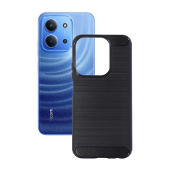 Etui Bumper Carbon LUX na telefon Xiaomi Redmi 15C 4G 25078RA3EE / Redmi 15C 5G 2508CRN2BE / POCO C85 4G 25078PC3EE czarne