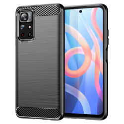 Etui Bumper Carbon LUX na telefon Xiaomi Redmi Note 11 / 11S 4G czarne