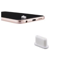 Zatyczka / zaślepka przeciw kurzowi do gniazda ładowania USB Typ C Type-C USBC USB-C biała