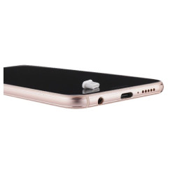 Zatyczka / zaślepka przeciw kurzowi do gniazda ładowania USB Typ C Type-C USBC USB-C biała