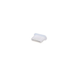 Zatyczka / zaślepka przeciw kurzowi do gniazda ładowania USB Typ C Type-C USBC USB-C bezbarwna