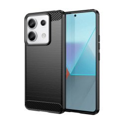 Etui Bumper Carbon Lux na telefon Xiaomi Redmi Note 13 Pro Plus Pro+ 5G 23090RA98G czarne