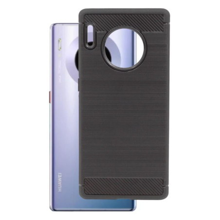 Etui Bumper Carbon LUX na telefon Huawei Mate 30 Pro LIO-L29C czarne