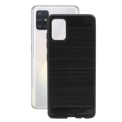 Etui Bumper Carbon LUX do telefonu Samsung Galaxy A51 A515 czarne