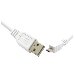 Kabel USB - Micro USB 7,5m biały przewód do ładowania i transmisji danych
