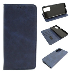 Etui Smart Lichi na telefon Xiaomi Redmi Note 11 4G / 11S 4G granatowe