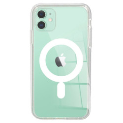Etui MagSilicone Protect Cover na telefon Apple iPhone 11 A2111 bezbarwne