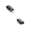Adapter przejściówka z USB-C - iPhone iPad Lightning czarny