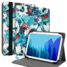 Etui na tablet 10" cali uniwersalne / T-Mobile T Tablet 5G wzór białe maki