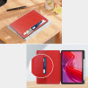 ETUI LEATHER CASE PEN na tablet Lenovo Tab M11 / K11 / K11E 11 10,95" TB330 czerwone z miejscem na rysik