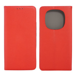 Etui Smart Magnet na telefon Xiaomi Redmi Note 14 Pro 4G 24116RACCG czerwone