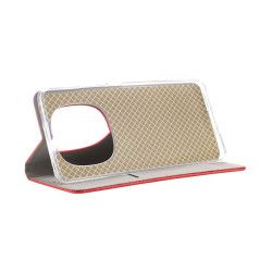 Etui Smart Magnet na telefon Xiaomi Redmi Note 14 Pro 4G 24116RACCG czerwone