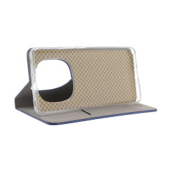Etui Smart Magnet na telefon Xiaomi Redmi Note 14 Pro 4G 24116RACCG granatowe