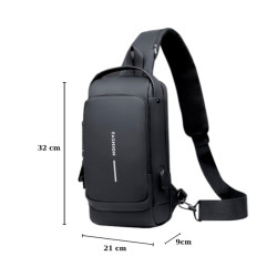 Torba na konsolę handheld z zamkiem szyfrowym i USB