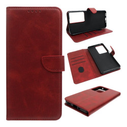 Etui Smart Leather na telefon Realme C75 4G RMX3941 / 14x 5G RMX3943 czerwone