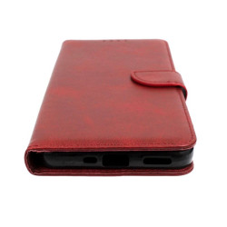 Etui Smart Leather na telefon Realme C75 4G RMX3941 / 14x 5G RMX3943 czerwone