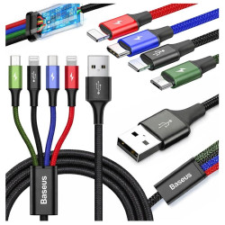 Kabel USB-A 4w1 Baseus - ładuj 4 urządzenia naraz