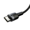 Kabel PD Powe Delivery USB-C - USB-C przewód do ładowania BASEUS 100W 20V 5A 2m czarny