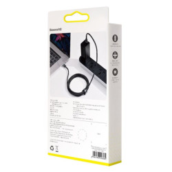 Kabel PD Powe Delivery USB-C - USB-C przewód do ładowania BASEUS 100W 20V 5A 2m czarny