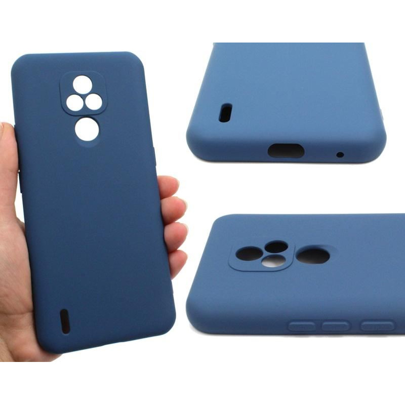Etui Tint Case na telefon motorola moto e7 XT2052 granatowe