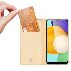 Etui DUXDUCIS SKINPRO na telefon Samsung Galaxy A03s A037 złote