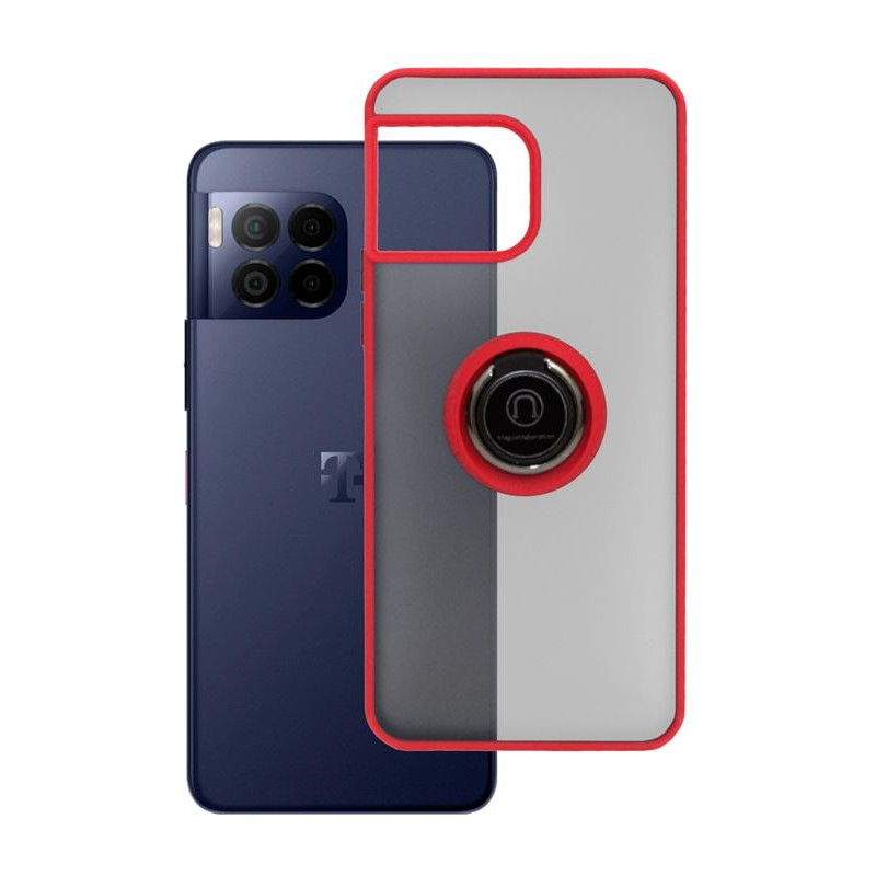 ETUI FINGER RING PC na telefon T-Mobile T Phone 2 Pro 5G / REVVL 7 Pro 5G czerwone