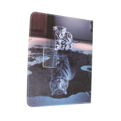 Etui na tablet 10" cali UNIWERSALNE / T-Mobile T Tablet 5G TCL TAB iPad Samsung Lenovo Kruger&Matz EAGLE 1074 wzór tygrys