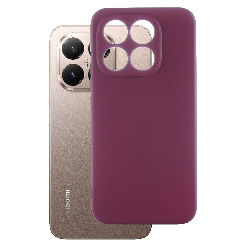 Etui Tint Case na telefon Xiaomi 15T 5G 25069PTEBG burgundowe