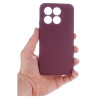 Etui Tint Case na telefon Xiaomi 15T 5G 25069PTEBG burgundowe