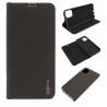Etui Flip Vennus na telefon Apple iPhone 11 6,1" A2111 czarne CARBON