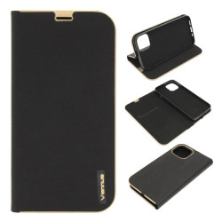 Etui Flip Vennus na telefon Apple iPhone 14 A2882 czarne