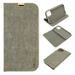 Etui Flip Vennus na telefon Apple iPhone 14 A2882 szare
