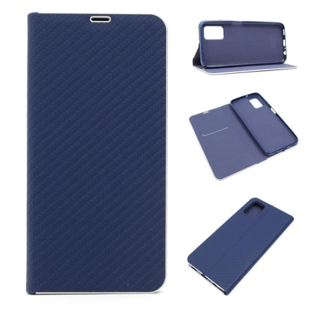 Etui Flip Vennus na telefon Samsung Galaxy A03s A037 granatowe carbon