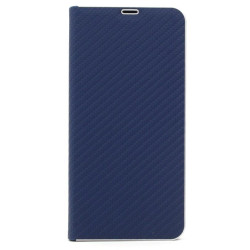 Etui Flip Vennus na telefon Samsung Galaxy A03s A037 granatowe carbon