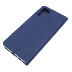 Etui Flip Vennus na telefon Samsung Galaxy A03s A037 granatowe carbon