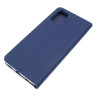 Etui Flip Vennus na telefon Samsung Galaxy A03s A037 granatowe carbon